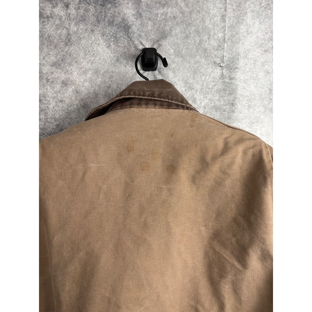 VTG Carhartt J97SDL Detroit Jacket Men's Tan Brown Blanket Lined Canvas Size XXL - Picture 10 of 14